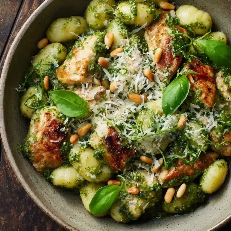 Creamy Chicken Pesto Gnocchi Recipe