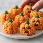 Pumpkin-Shaped Rice Krispie Treats Recipe