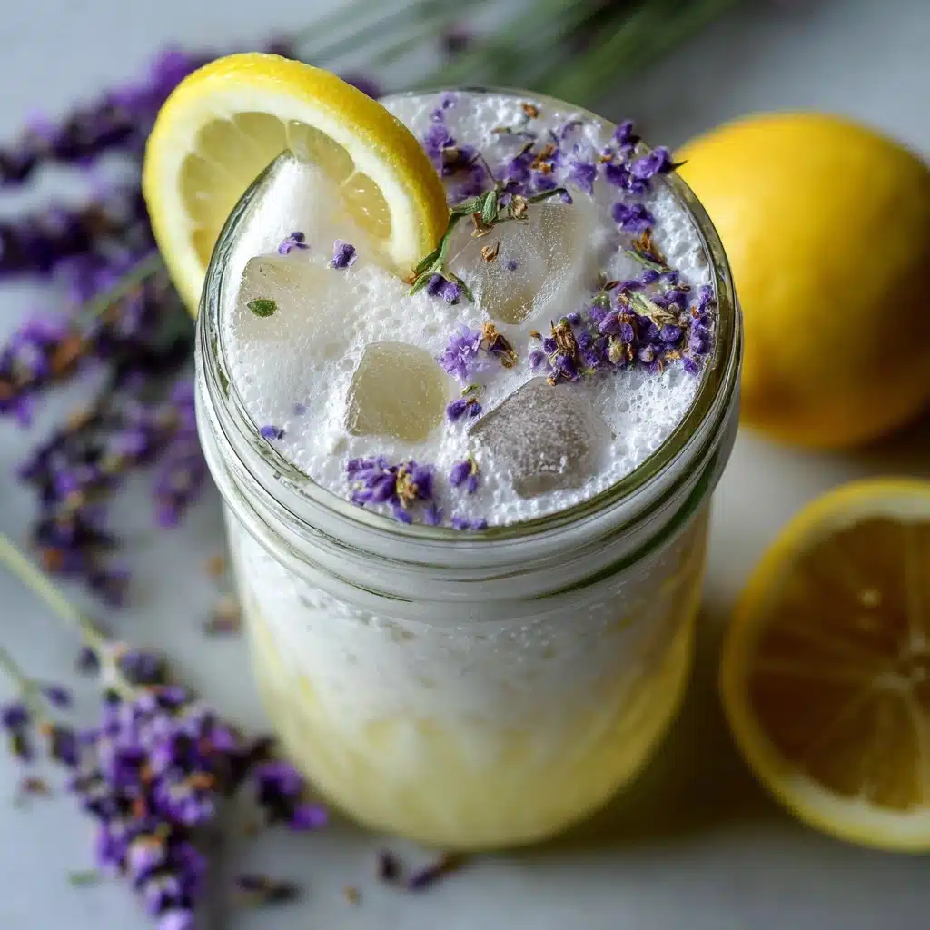 Coconut Lavender Lemonade Mocktail Recipe - Recipe Image