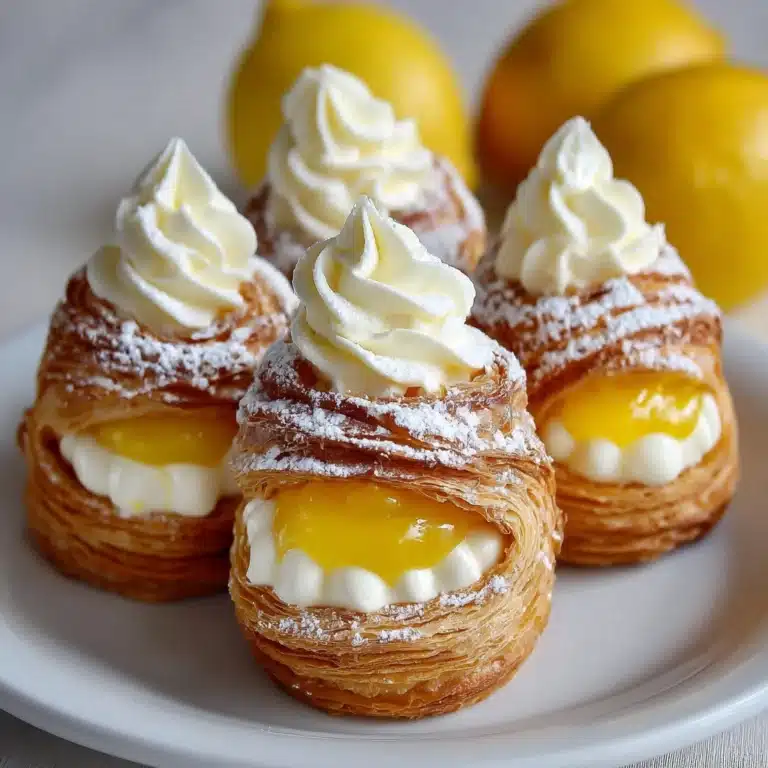 Zesty Lemon Meringue Pie Cannolis Recipe