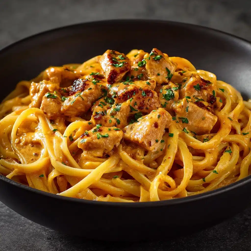 Cowboy Butter Chicken Linguine Recipe - Recipe Image