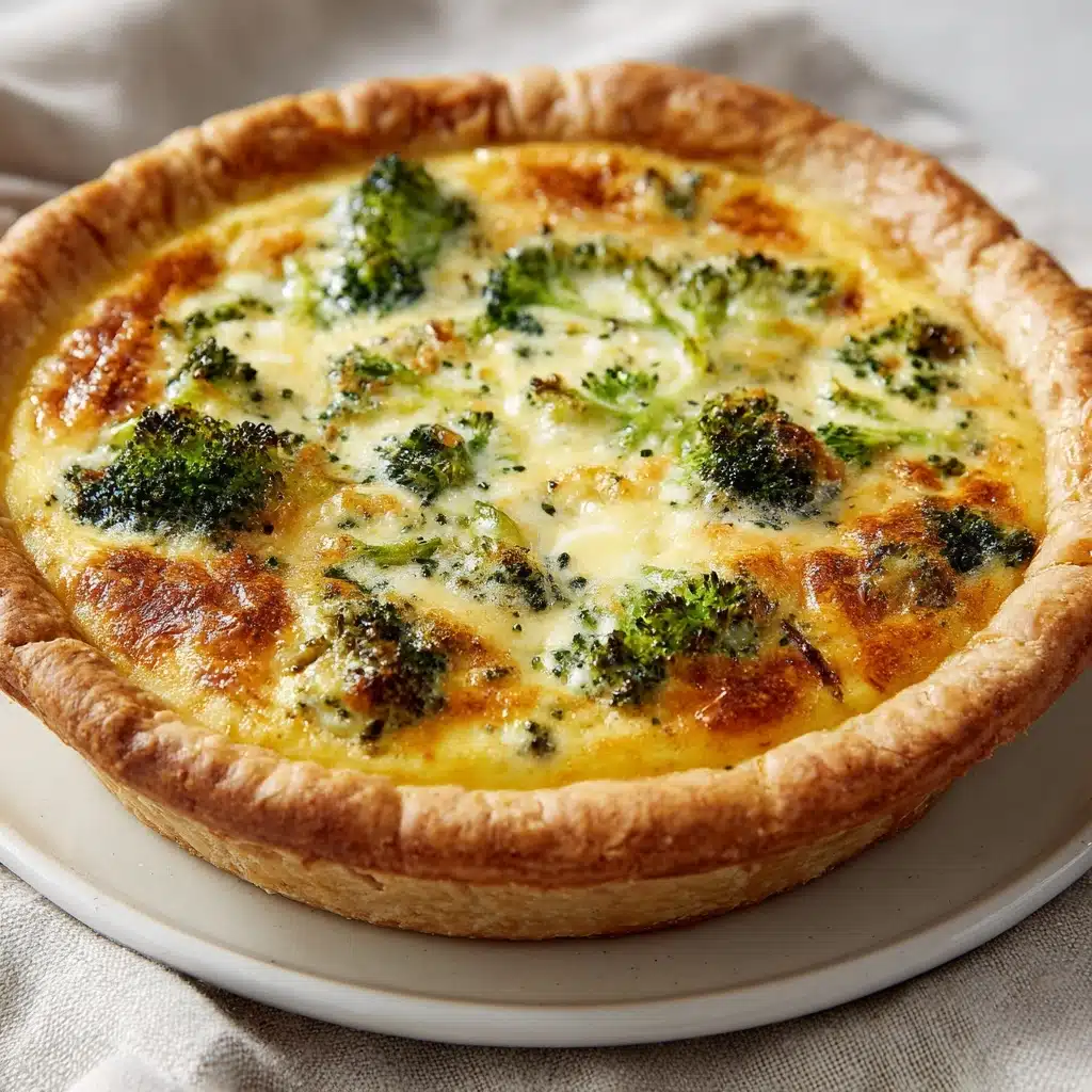 Broccoli Cheddar Quiche Recipe - Recipe Image