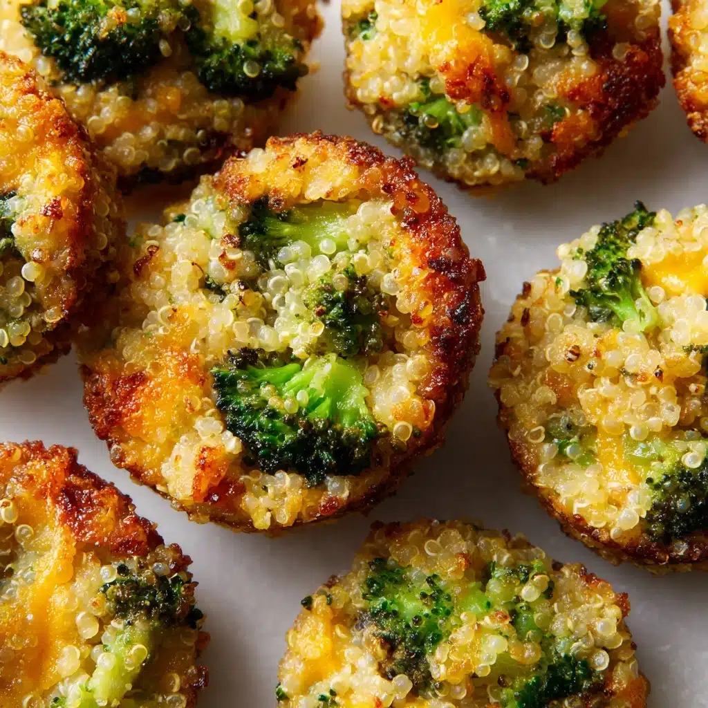 Broccoli Cheddar Quinoa Bites Recipe