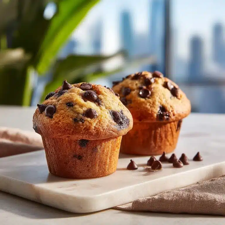 Vegan Chocolate Chip Muffins Recipe