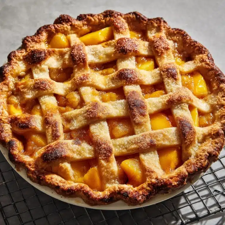 Best Peach Pie Recipe