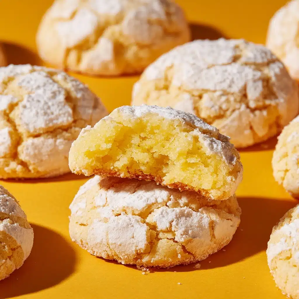 Lemon Crinkle Cookies Recipe - Recipe Image