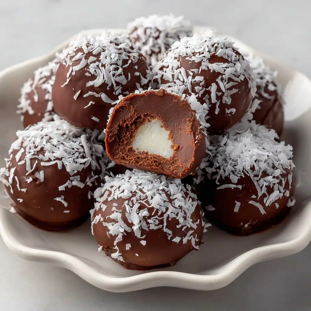No-Bake Coconut Cream Balls Recipe - Recipe Image