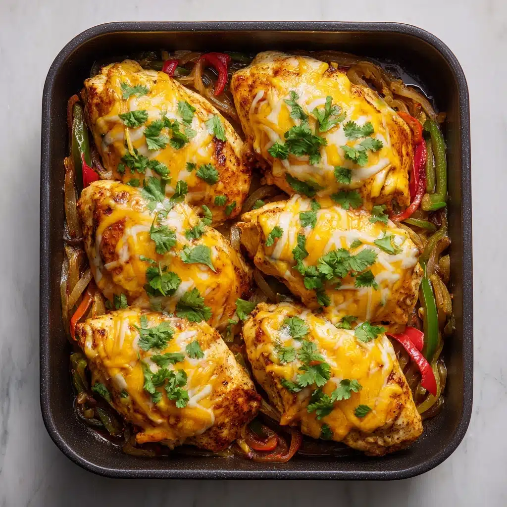 Cheesy Baked Fajita Chicken Recipe