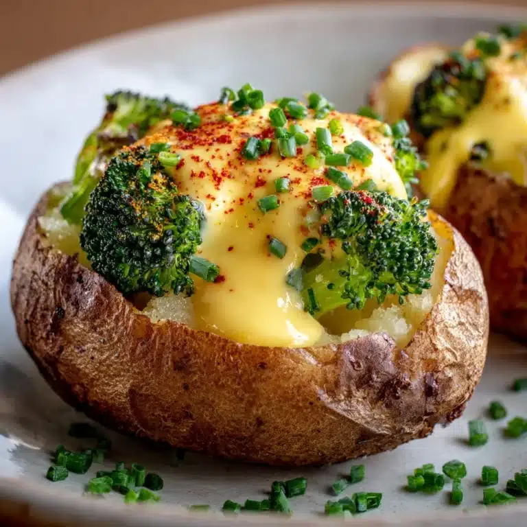 Broccoli Cheese Baked Potatoes Recipe