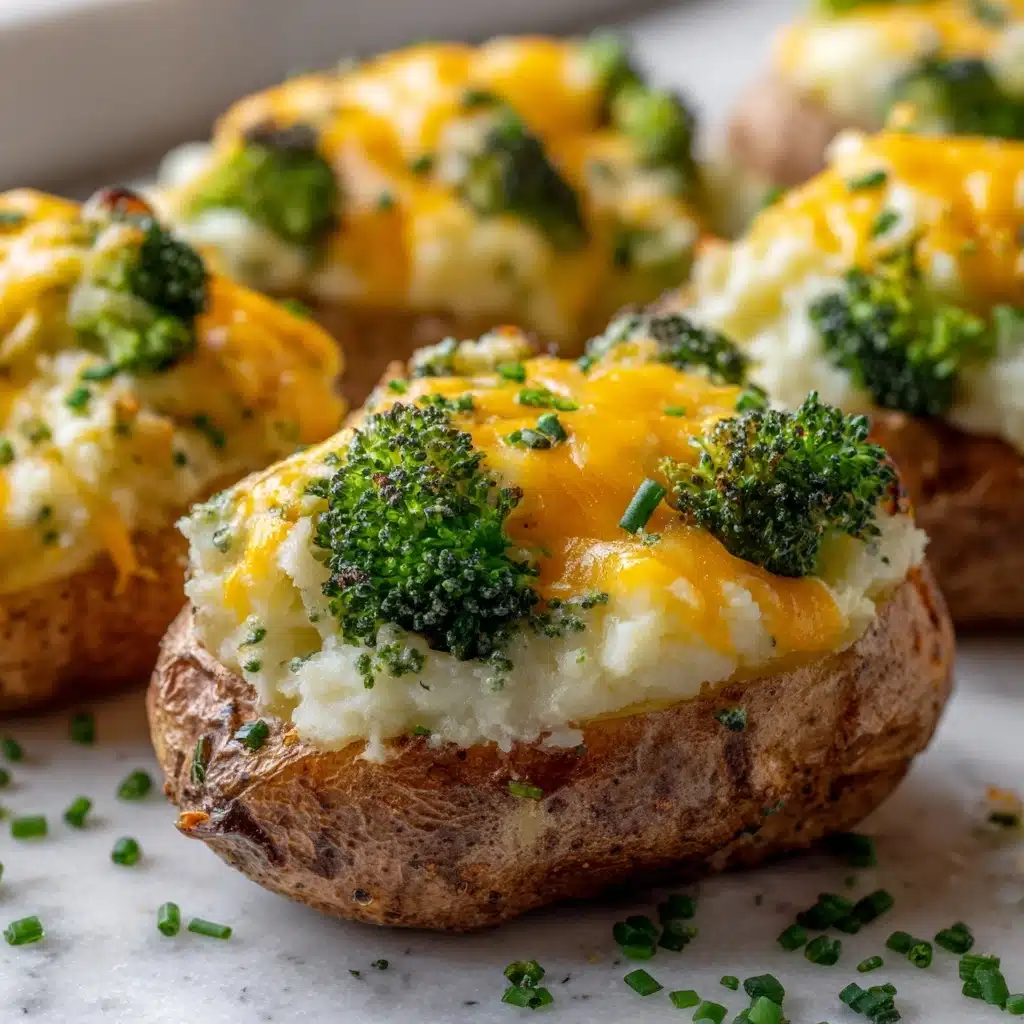 Broccoli Cheese Baked Potatoes Recipe - Recipe Image
