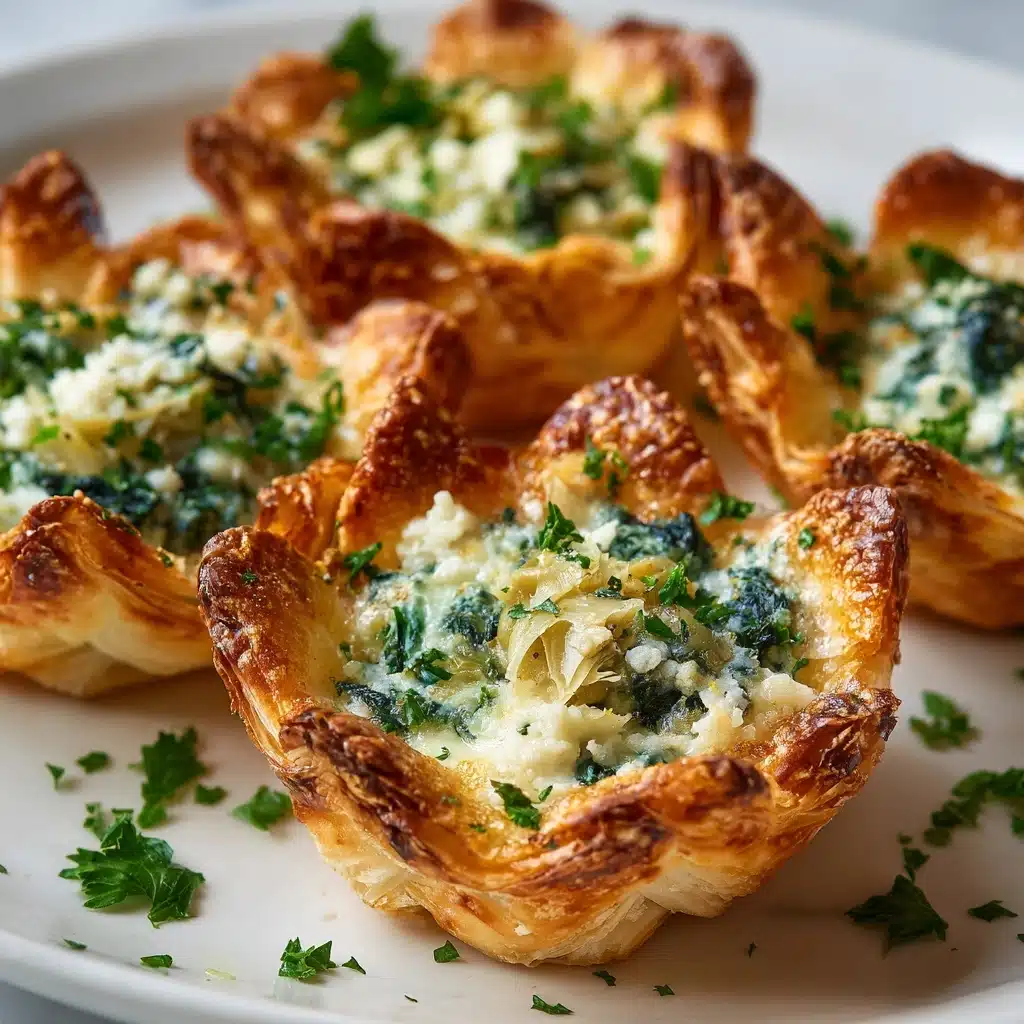 Cheesy Spinach and Artichoke Pinwheels Recipe
