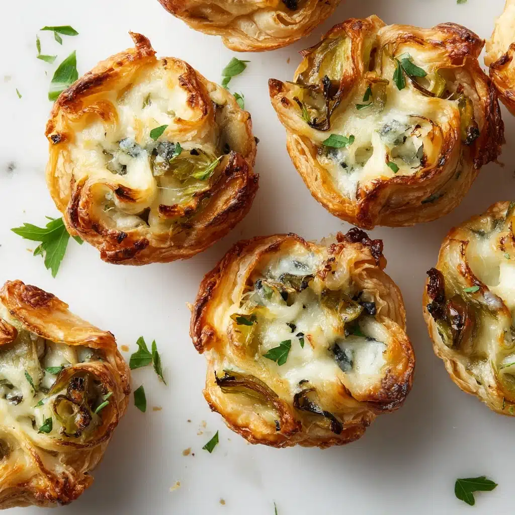 Cheesy Spinach and Artichoke Pinwheels Recipe - Recipe Image