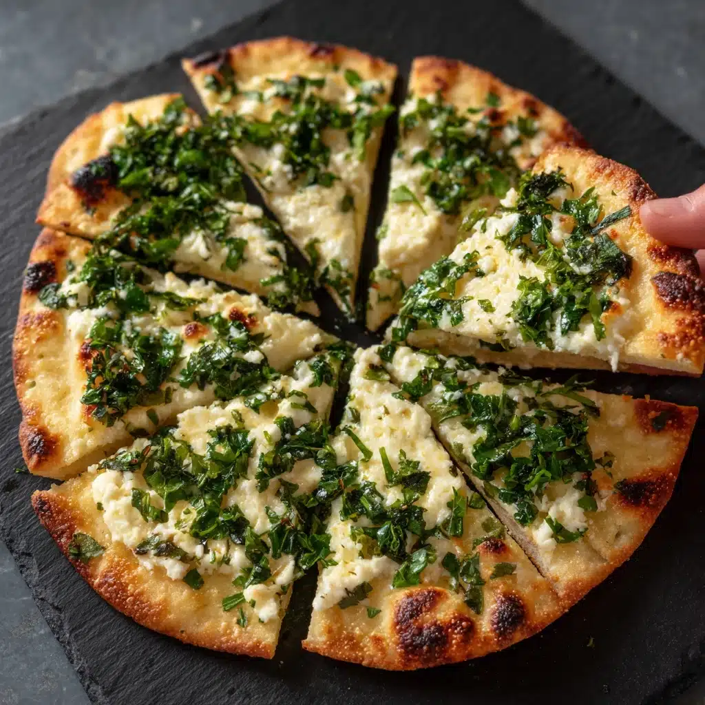 Roasted Garlic and Herb Flatbread Recipe - Recipe Image