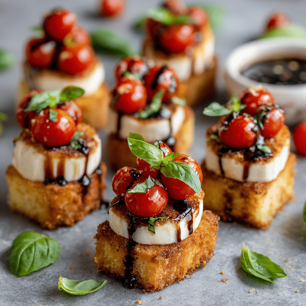 Caprese Salad Bites with Balsamic Reduction Recipe