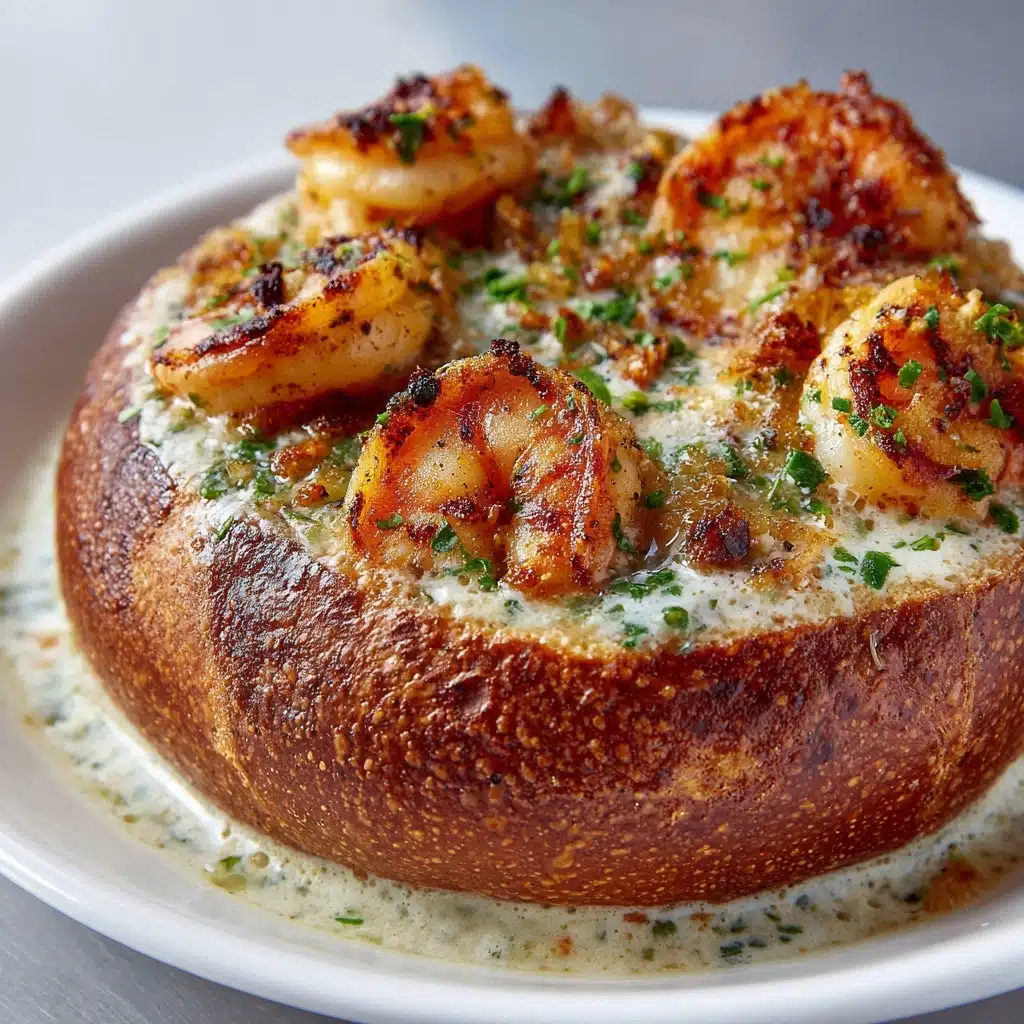 Stuffed Seafood Bread Bowl Recipe
