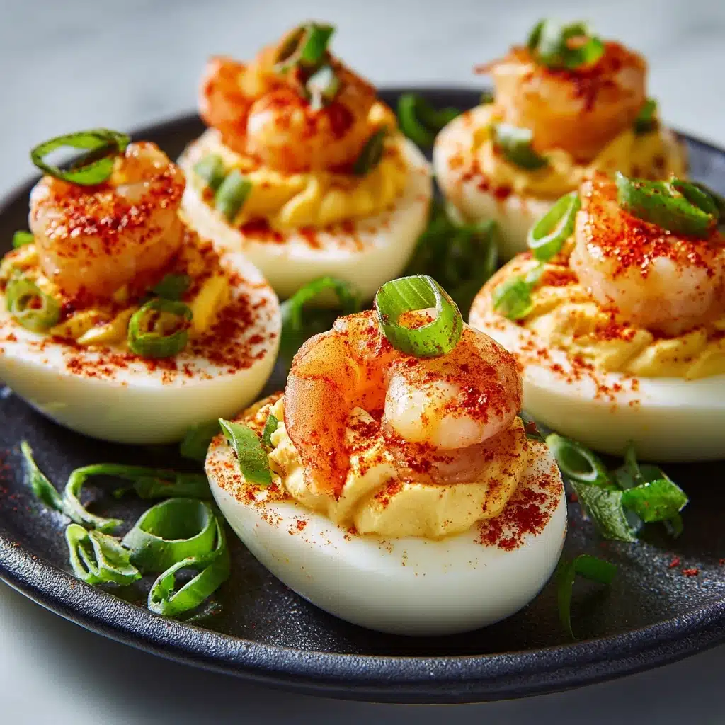 Shrimp Cocktail Deviled Eggs Recipe - Recipe Image