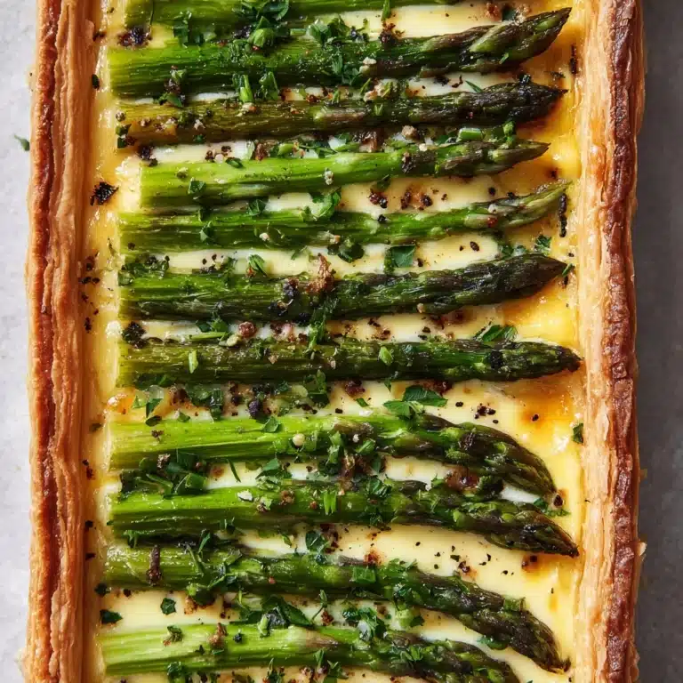 Asparagus and Goat Cheese Tart Recipe