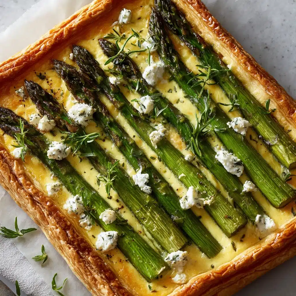 Asparagus and Goat Cheese Tart Recipe - Recipe Image