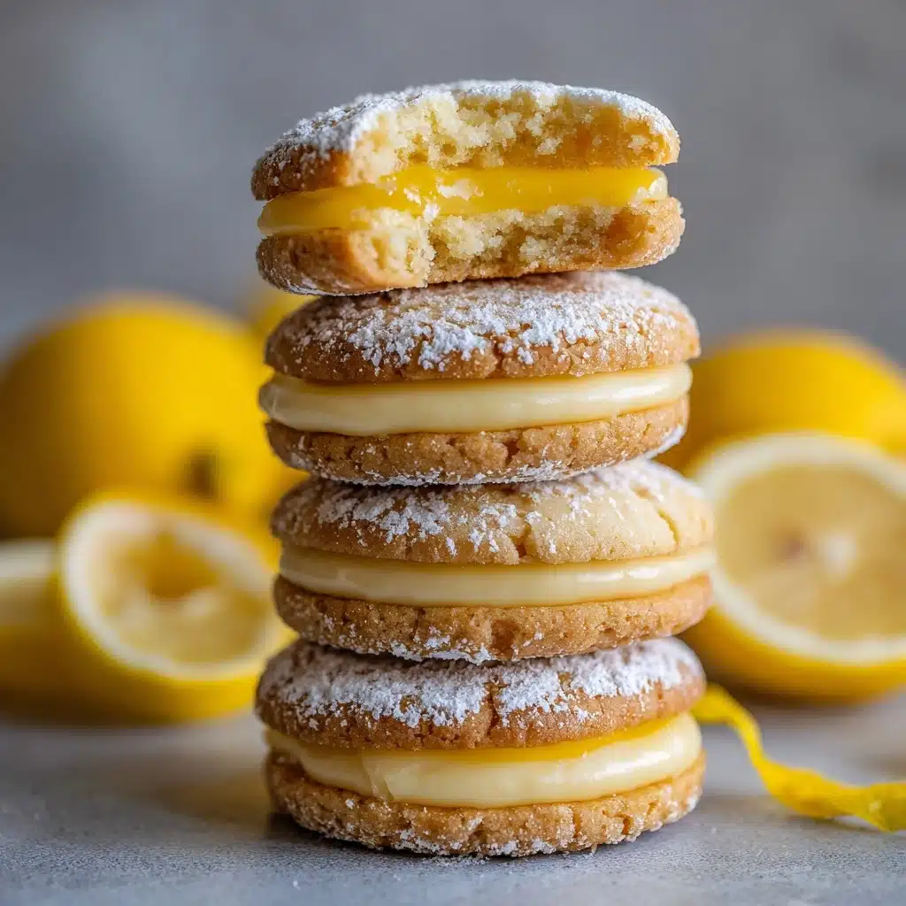 Stuffed Lemon Cookies Recipe - Recipe Image
