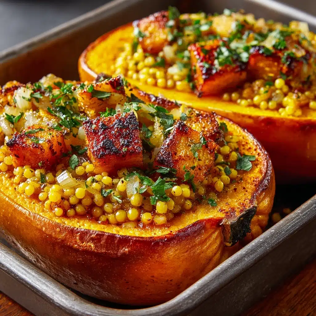 ed Butternut Squash Stuffed with Chicken Recipe - Recipe Image