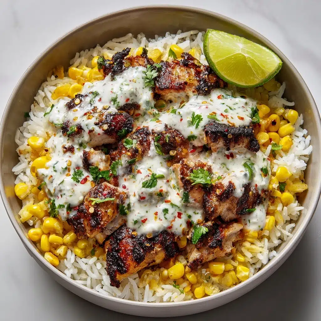 Street Corn Chicken Rice Bowl Recipe - Recipe Image