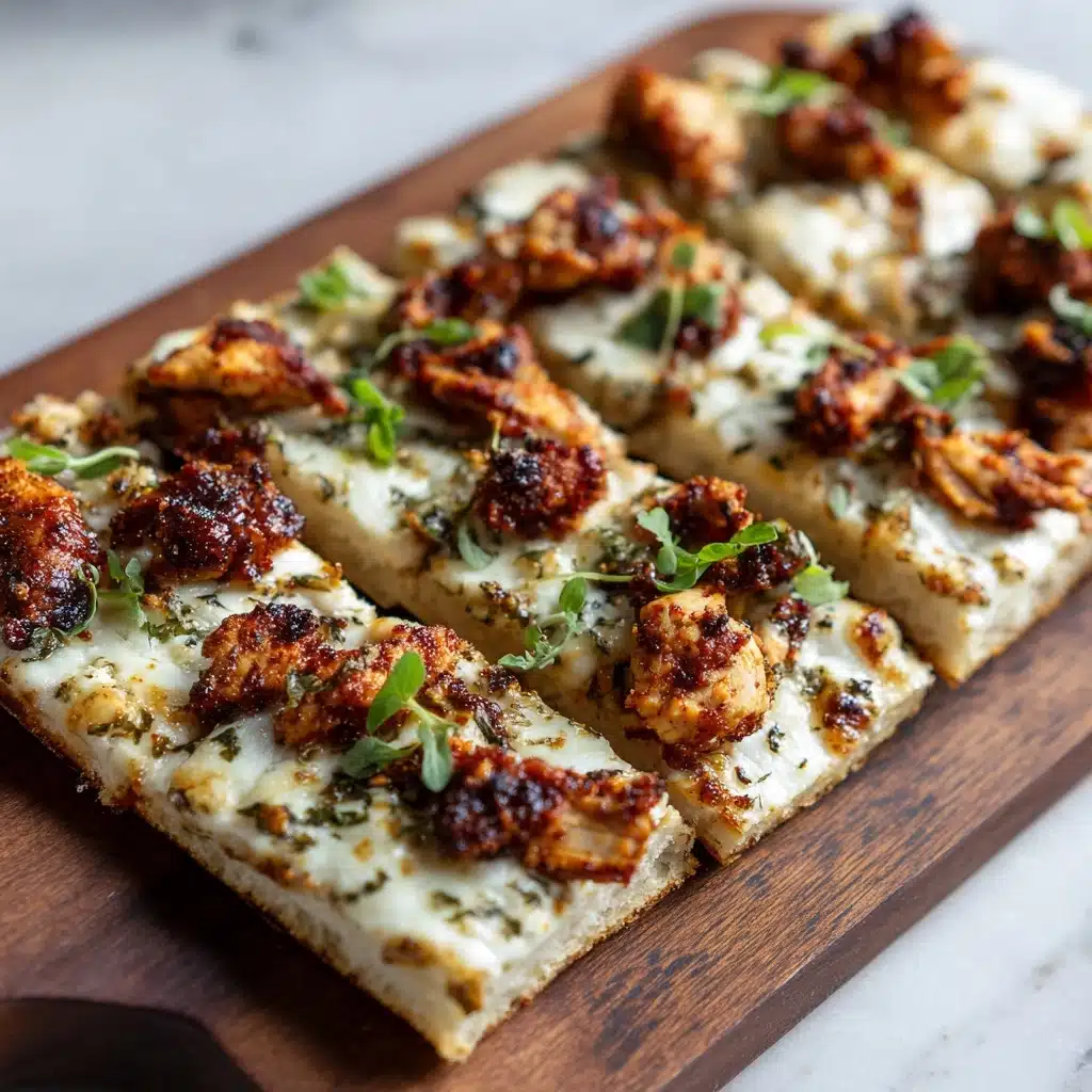 Buffalo Chicken Flatbread Recipe - Recipe Image