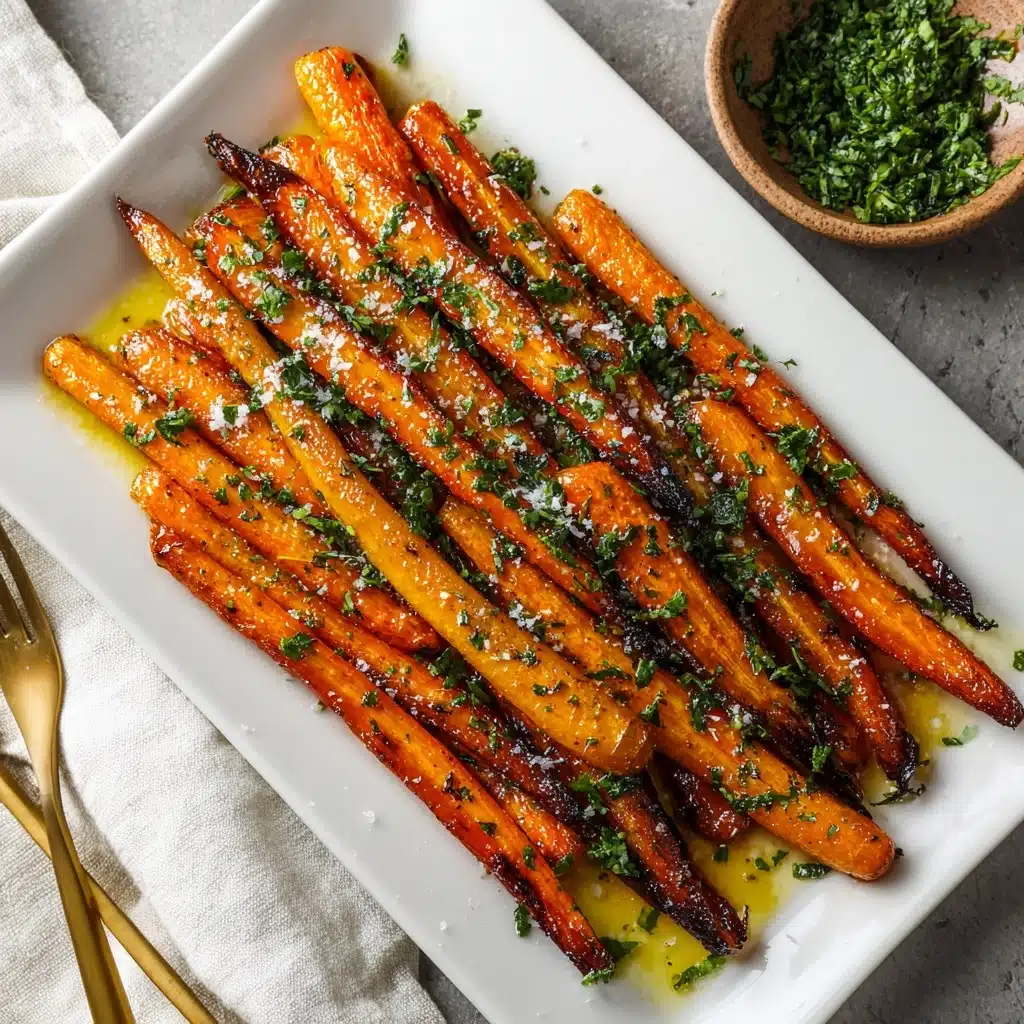 Roasted Parsley Carrots Recipe - Recipe Image