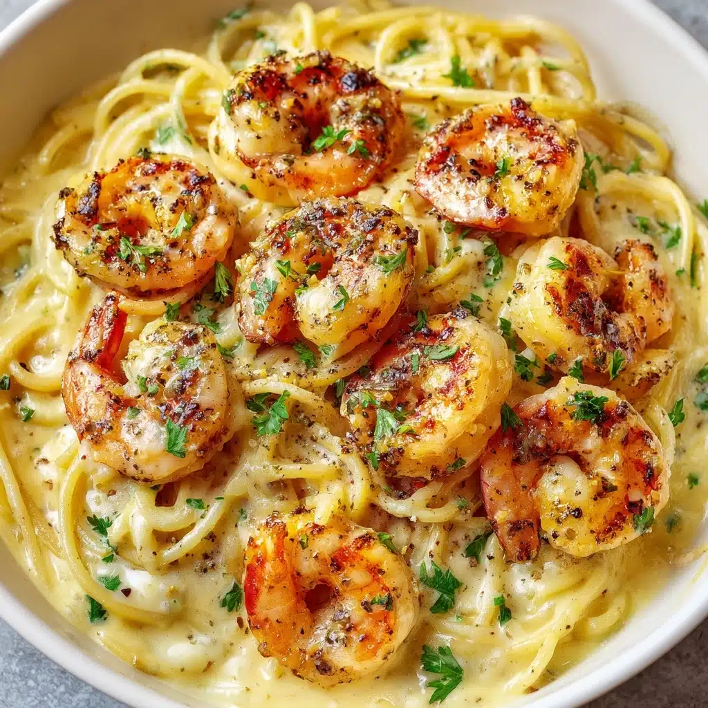 Juicy Mouthwatering Delicious Creamy Garlic Shrimp Recipe - Recipe Image