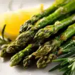 Lemon Asparagus with Rosemary and Garlic Recipe