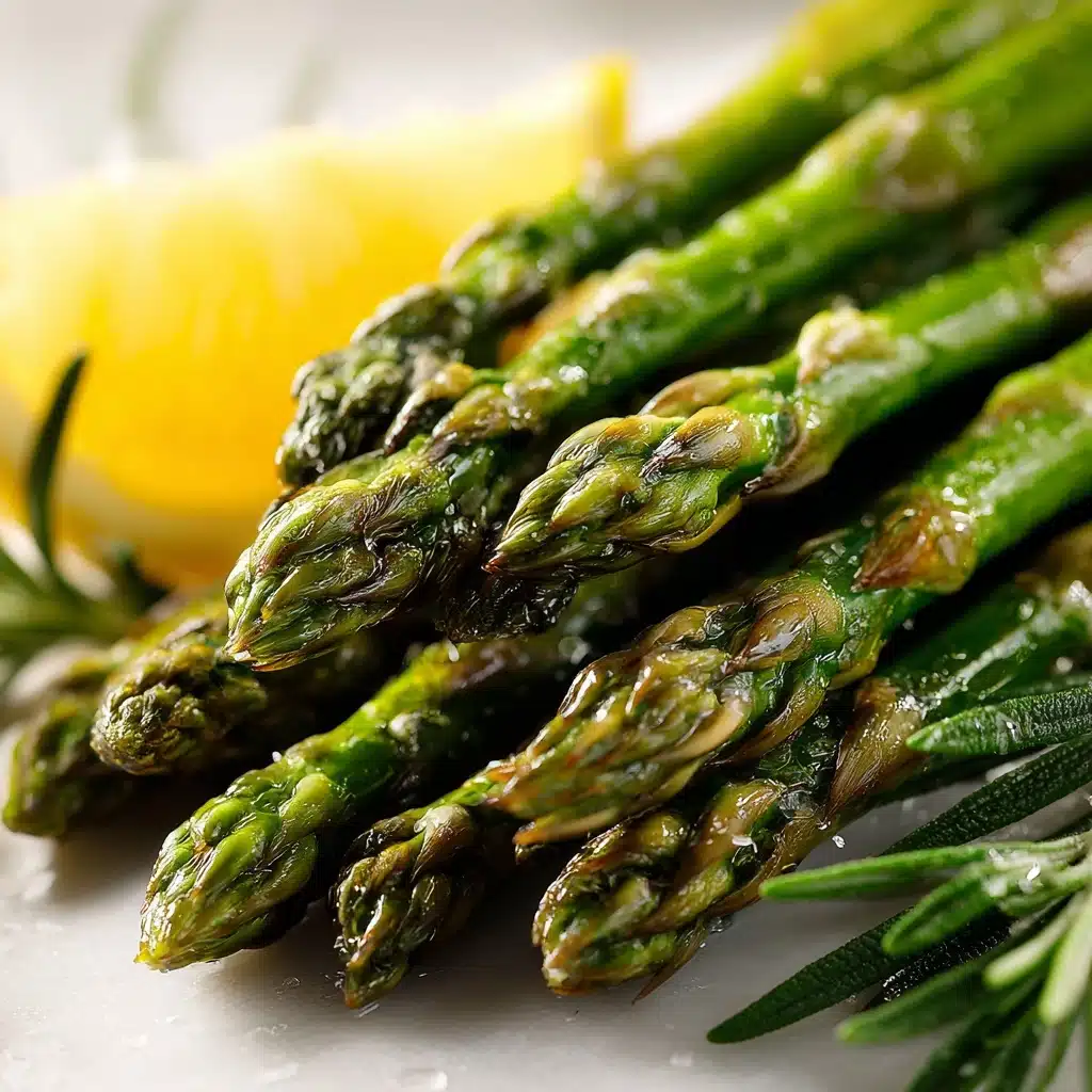 Lemon Asparagus with Rosemary and Garlic Recipe - Recipe Image