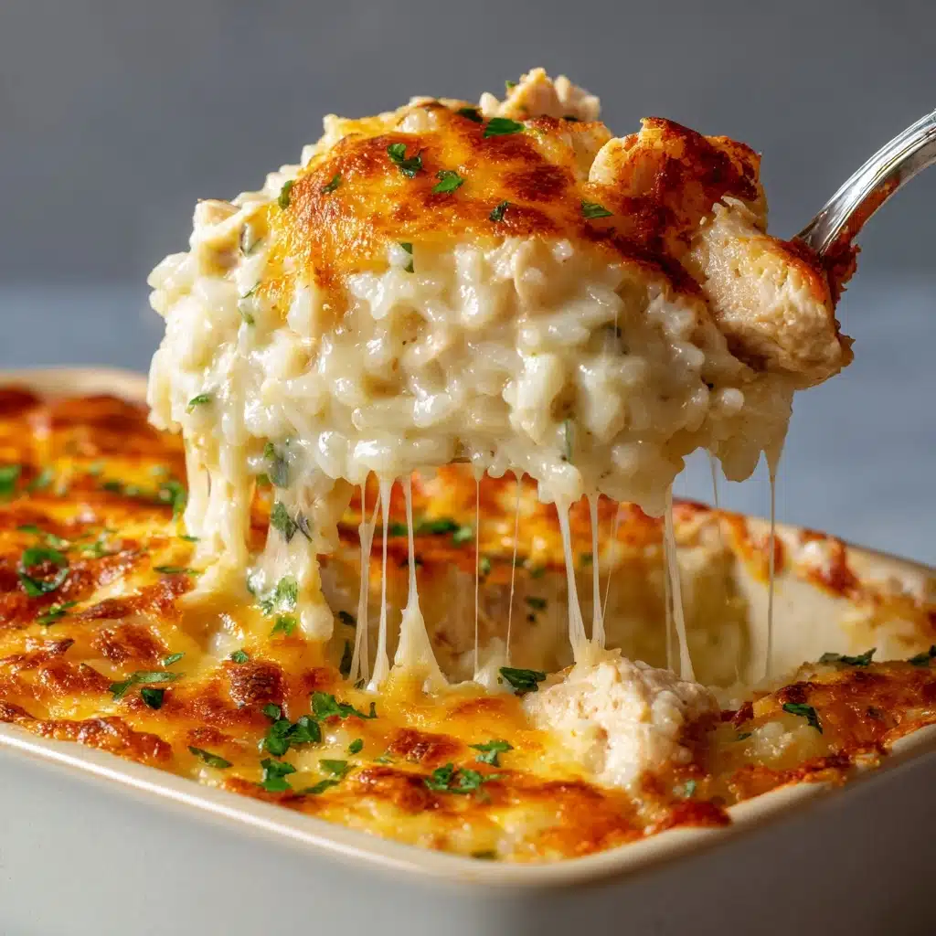 Cheesy Angel Chicken and Rice Recipe - Recipe Image