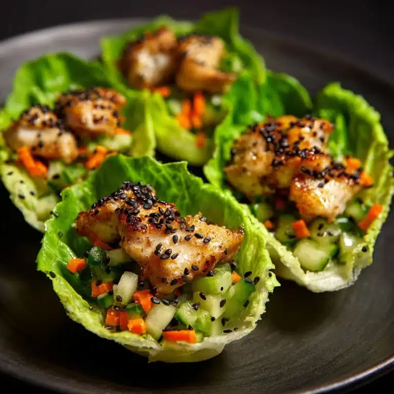 Thai Chicken Lettuce Wraps Recipe
