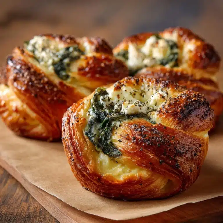 Spinach and Cheese Stuffed Twists Recipe