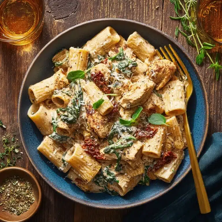 Creamy Sun-Dried Tomato Chicken Pasta Recipe