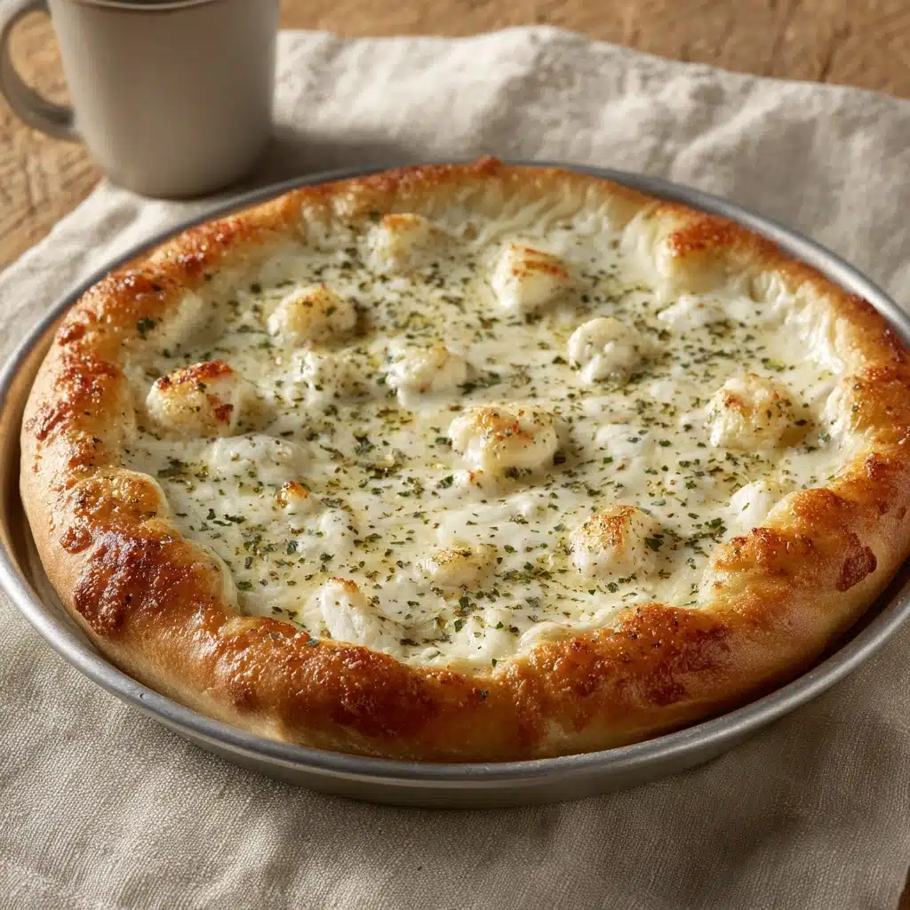 Creamy Garlic White Pizza Sauce Recipe - Recipe Image