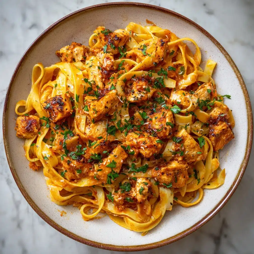 Cowboy Butter Chicken Linguine Recipe - Recipe Image