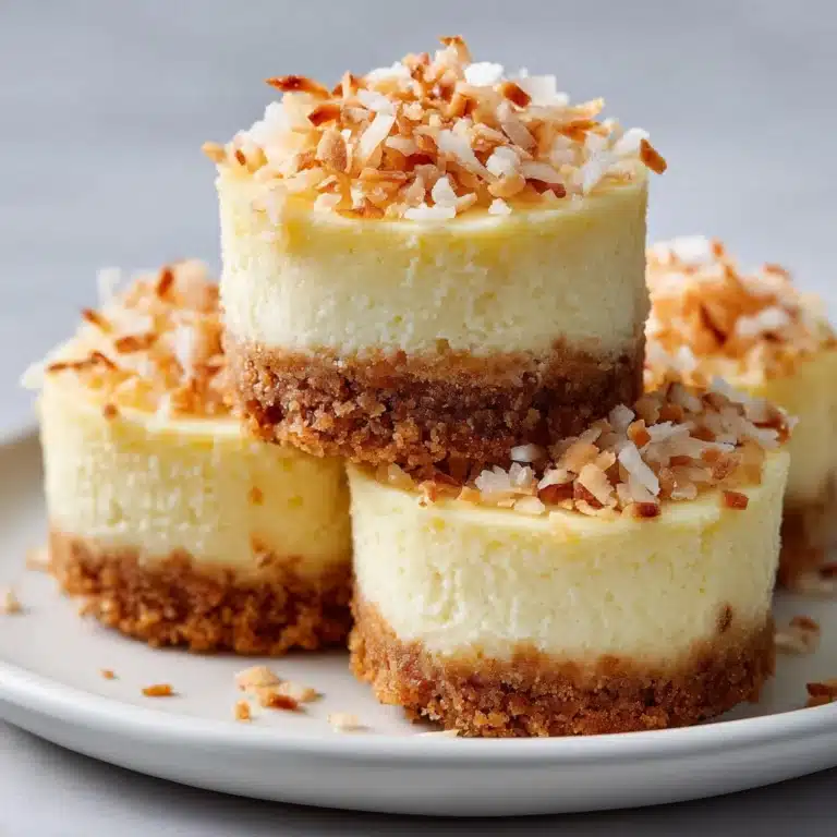 Coconut Pineapple Cheesecake Minis Recipe