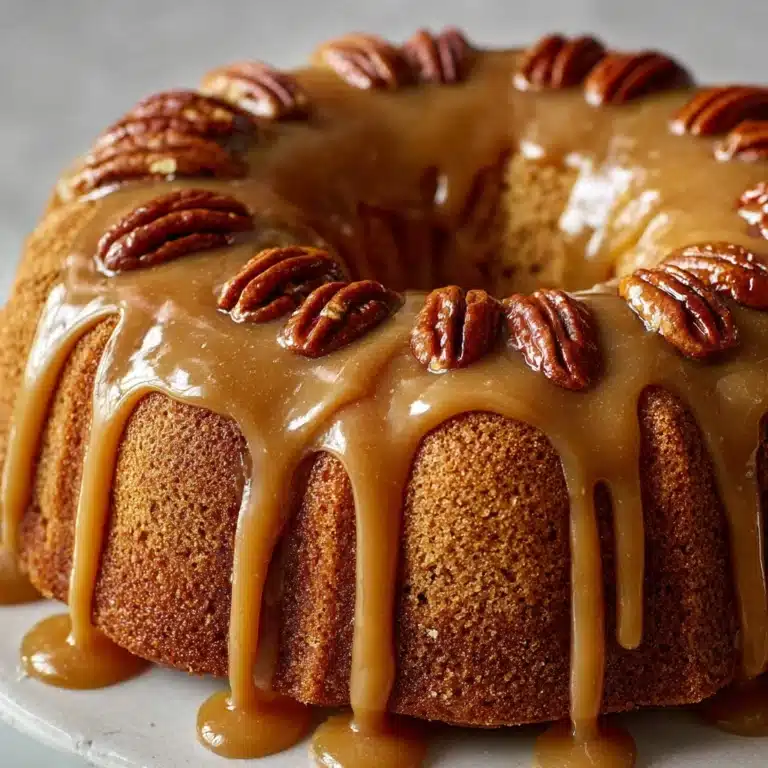 Pecan Praline Buttermilk Pound Cake Recipe