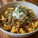 One Pot French Onion Pasta Recipe