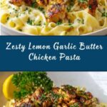 Lemon Garlic Butter Chicken with Parmesan Linguine Recipe