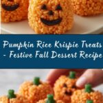 Pumpkin-Shaped Rice Krispie Treats Recipe