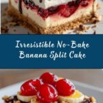 No-Bake Banana Split Cake Recipe