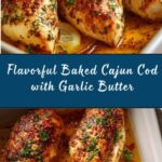 Baked Garlic Butter Cajun Cod Recipe