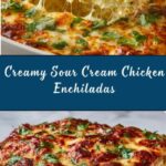 Simple Sour Cream Chicken Enchiladas Recipe