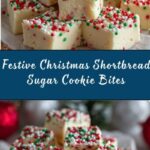 Christmas Shortbread Sugar Cookie Bites Recipe
