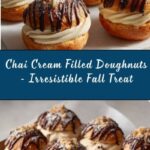 Chai Cream Filled Doughnuts Recipe