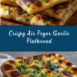 Air Fryer Garlic Flatbread Recipe