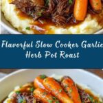 Slow Cooker Garlic Herb Pot Roast Recipe