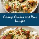 Creamy Smothered Chicken and Rice Recipe