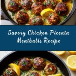 Chicken Piccata Meatballs Recipe